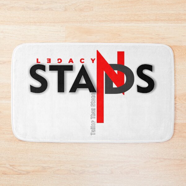 Item preview, egacy Stands Taller Than Stone – Bold Motivational Typography Design designed and sold by essenthreads.
