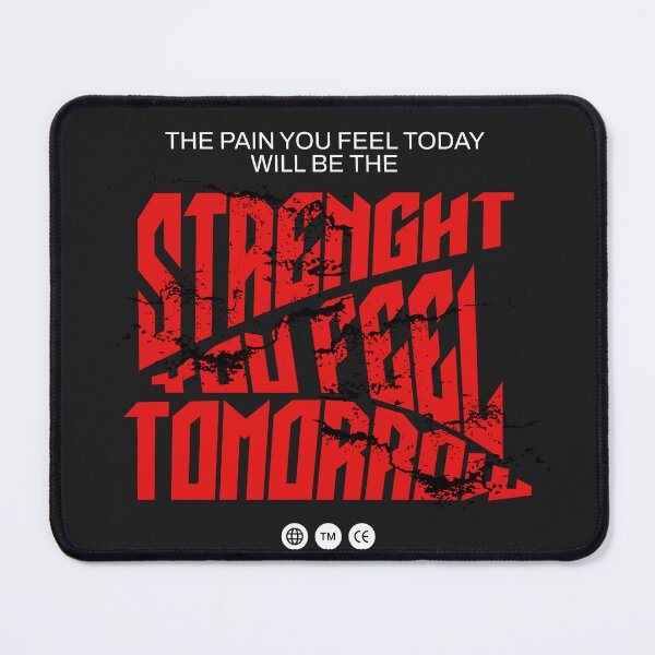 Item preview, The Pain Hoodie – Strength for Tomorrow designed and sold by Lacerta-Design.
