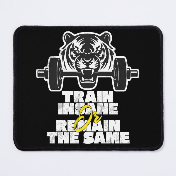 Item preview, Train Insane Hoodie – Tiger Strength Edition designed and sold by Lacerta-Design.