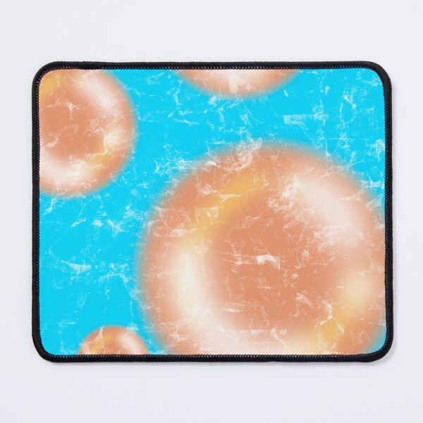 Item preview, Abstract Bubble Texture | Retro Blue and Orange Aesthetic Design designed and sold by Round1.