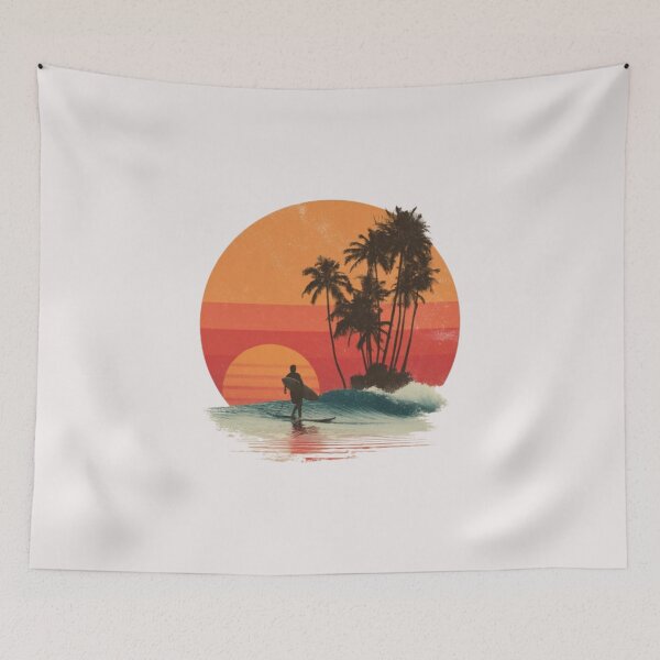 Item preview, Adventure Awaits – Funny Summer Surfing and Sea Artwork designed and sold by harmzk90.