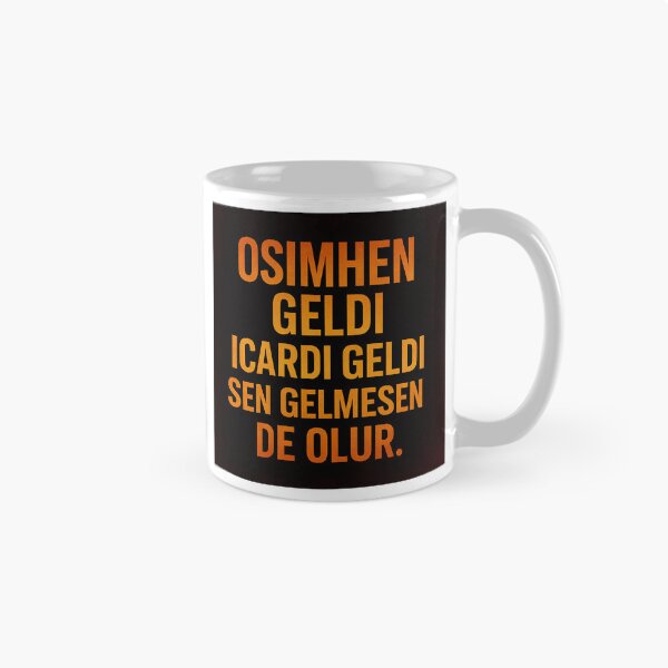 Item preview, Osimhen Came, Icardi Came – Galatasaray Bold Quote designed and sold by CimbomEcho.