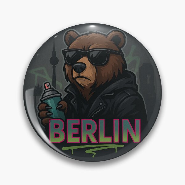 Item preview, Berlin Bear – Urban street style design with graffiti designed and sold by VisionsOfCities.
