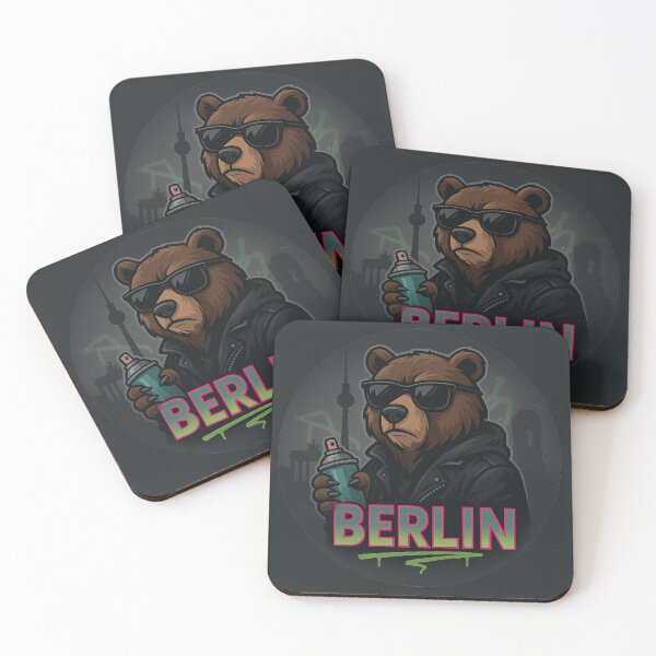 Item preview, Berlin Bear – Urban street style design with graffiti designed and sold by VisionsOfCities.