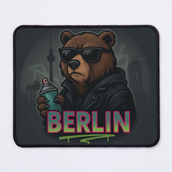 Item preview, Berlin Bear – Urban street style design with graffiti designed and sold by VisionsOfCities.