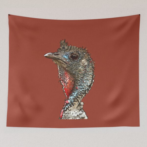 Item preview, Whimsical Wild Turkey Game Bird Illustration designed and sold by taiche.