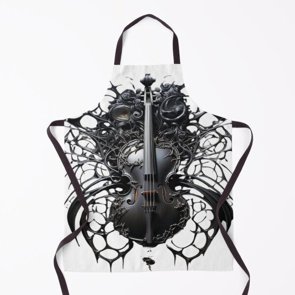 Item preview, Gothic Violin Art – Dark Fantasy Instrument, Baroque Music, Orchestral Design designed and sold by ElGrandeDesign.