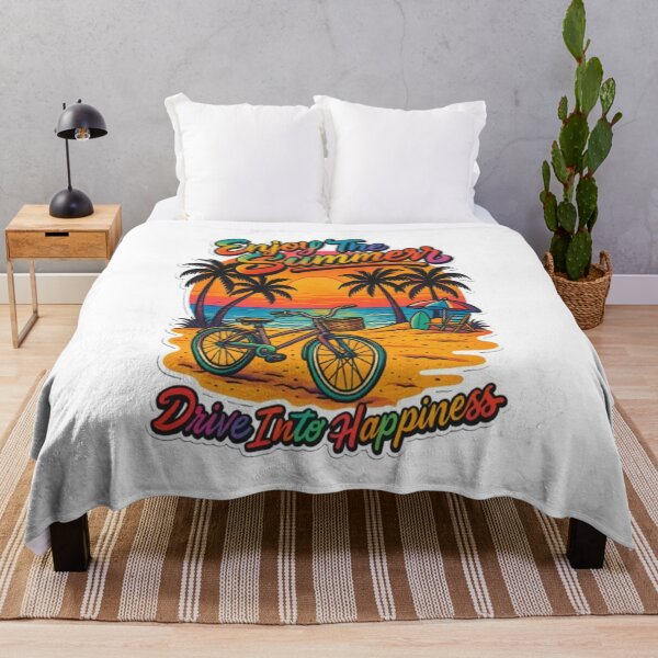 Item preview, Tropical Beach Bicycle Ride – Summer Vibes Art designed and sold by My-Hoodies.