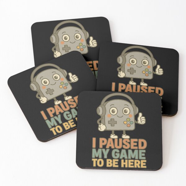 Item preview, I Paused My Game to Be Here – Funny Gamer Controller Design designed and sold by WittyLabs.