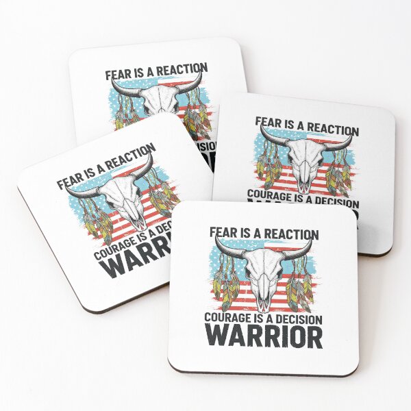 Item preview, Warrior Skull with Feathers and USA Flag designed and sold by TeeARTHY.