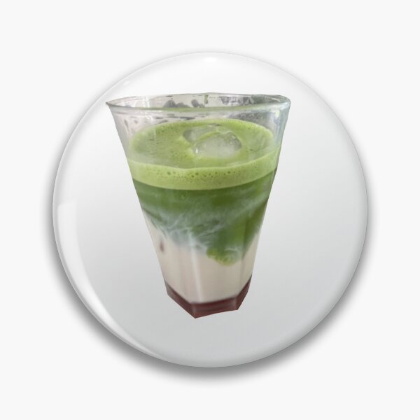 Item preview, Green Iced Matcha Latte Minimalistic Design  designed and sold by lucyjohnsn.