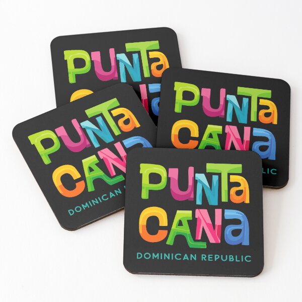 Item preview, Punta Cana Dominican Republic Retro Tropical Design designed and sold by Futurebeachbum.