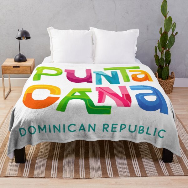 Item preview, Punta Cana Dominican Republic Retro Tropical Design designed and sold by Futurebeachbum.