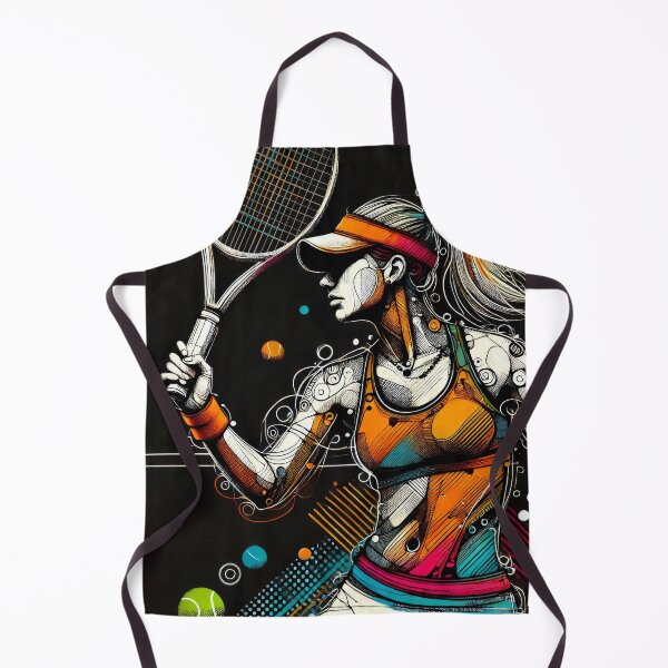 Item preview, Woman playing tennis designed and sold by PasivaCo.