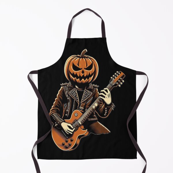 Item preview, Pumpkin Head Guitarist – Halloween Rock Tee designed and sold by mrGrayMan.