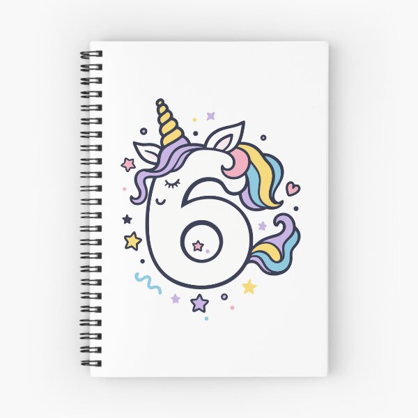 Item preview, Kids Unicorn 6th Birthday 6 Years Old Sixth Bday designed and sold by Blok45.