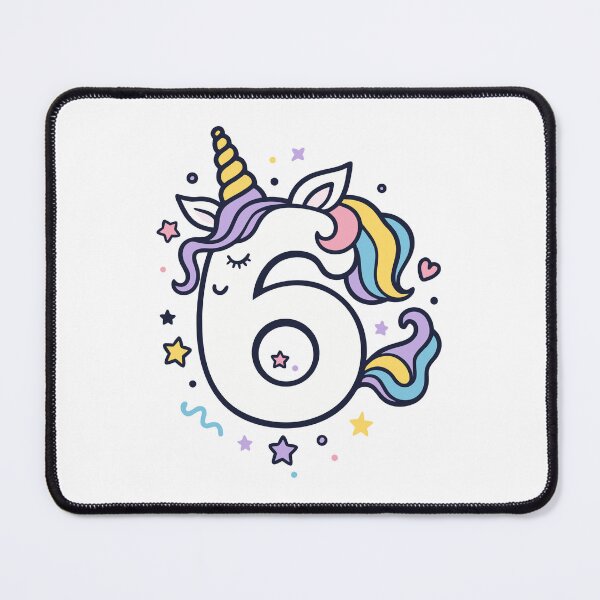 Item preview, Kids Unicorn 6th Birthday 6 Years Old Sixth Bday designed and sold by Blok45.