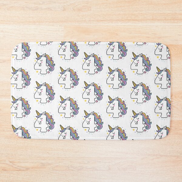 Item preview, Kids Unicorn 4th Birthday 4 Years Old Fourth Bday designed and sold by Blok45.