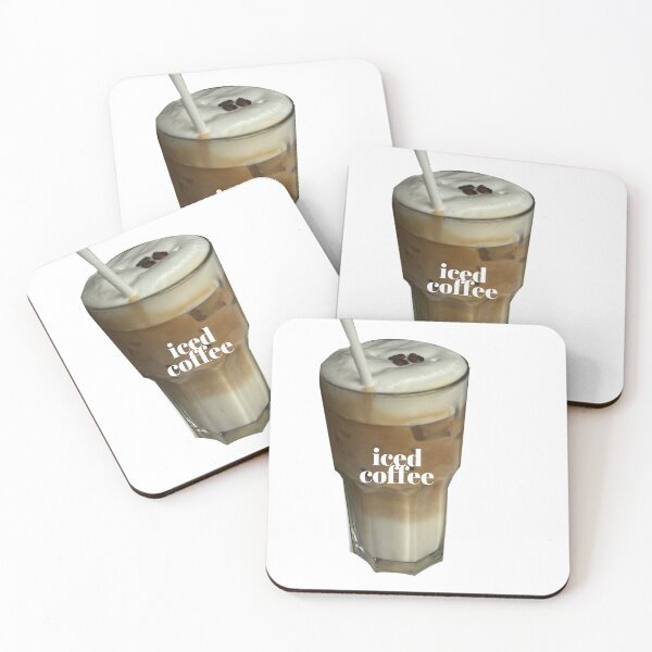Item preview, Simple Iced Coffee Image And Text  designed and sold by lucyjohnsn.