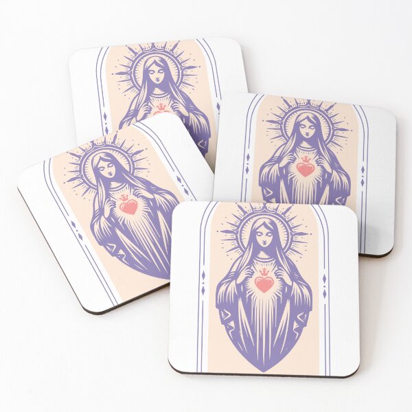 Item preview, John 13:34, The Virgin Mary Madonna in Dark Purple designed and sold by Holy Coast Threads (Formerly ChristianFlower).