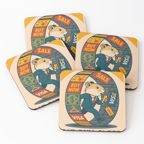 Item preview, Eat. Buy. Sleep. Repeat. – Welcome to the hamster wheel of capitalism designed and sold by Rotfront Studio.
