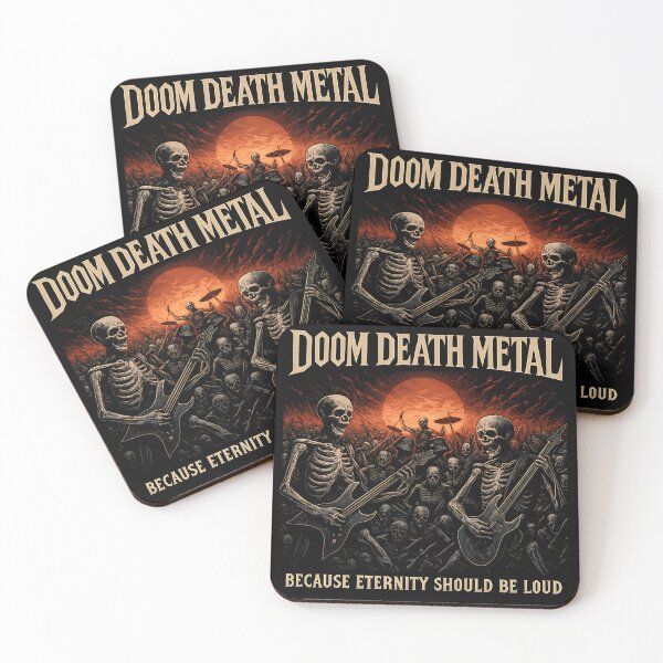 Item preview, Doom Death Metal Slogan designed and sold by Krossgor.