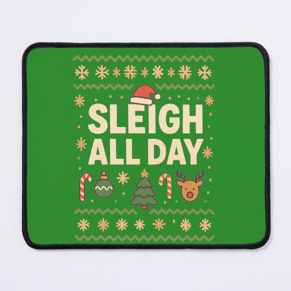 Item preview, Sleigh All Day Ugly Christmas Sweater Design designed and sold by Nara8.