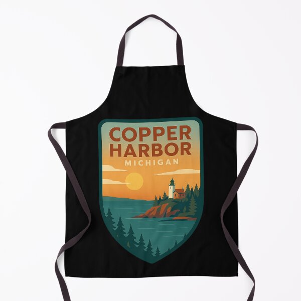 Item preview, Copper Harbor Michigan Modern Badge designed and sold by American Travels.