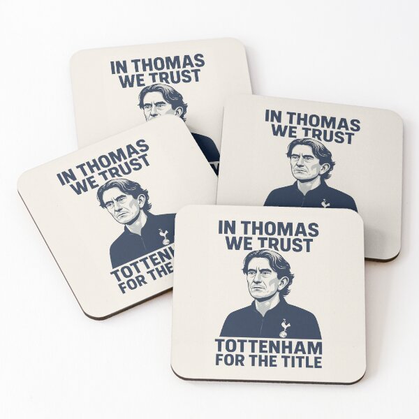 Item preview, In Thomas We Trust – Tottenham for the Title Poster designed and sold by TheWonkyEaselCo.