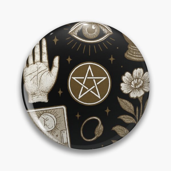 Item preview, "Vintage Tarot Mystical Elements Collection designed and sold by freackly.