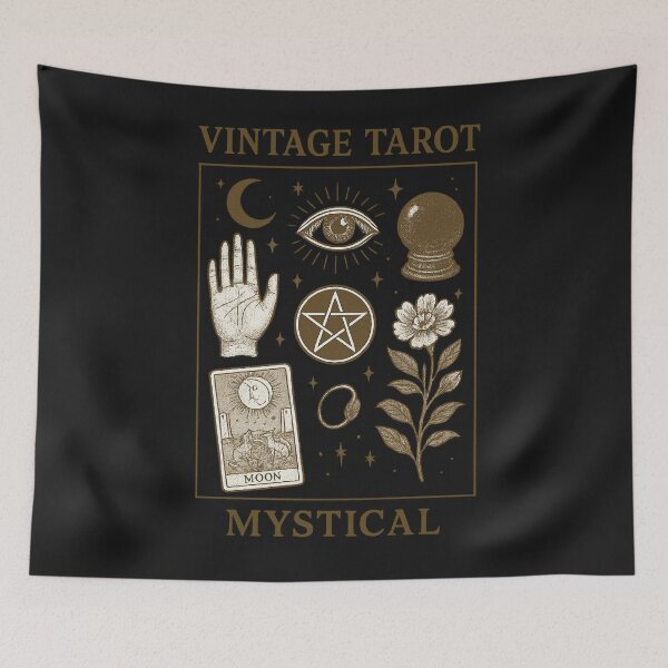 Item preview, "Vintage Tarot Mystical Elements Collection designed and sold by freackly.
