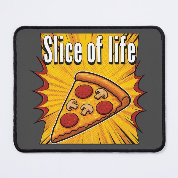 Item preview, Slice of Life Retro Comic Pop Art Pizza Slice Food Graphic designed and sold by tronictees.