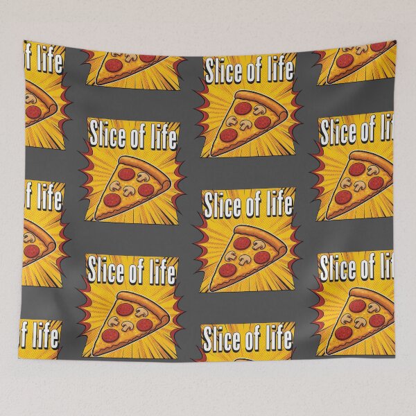 Item preview, Slice of Life Retro Comic Pop Art Pizza Slice Food Graphic designed and sold by tronictees.