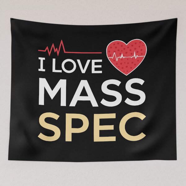 Item preview, I Love Mass Spec – Chromatography, HPLC, LCMS, GCMS Science Design designed and sold by VividOrganica.