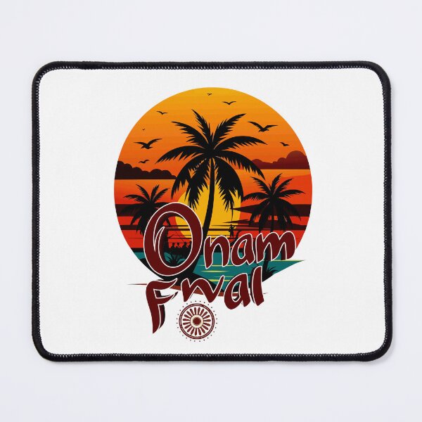 Item preview, Onam Festival Sunset T-Shirt | Kerala Palm Tree & Boat Race Design designed and sold by Ninexero - Shirt.
