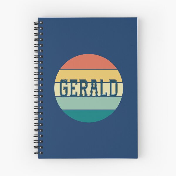 Item preview, Gerald Name Retro Circle designed and sold by Jeallan Designs.