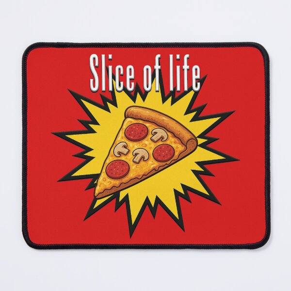 Item preview, Slice of Life Retro Comic Pop Art Pizza Slice Food Graphic designed and sold by tronictees.