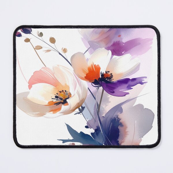 Item preview, Delicate flowers in watercolor – harmony of elegance and lightness designed and sold by LiskoDesign.