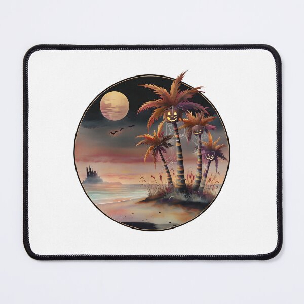 Item preview, Pumpkins on Palms – Tropical Halloween Vibes designed and sold by GoxyVision.
