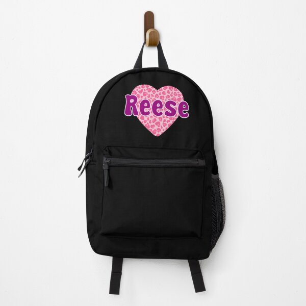 Item preview, Reese Name Pink Leopard Heart designed and sold by Jeallan Designs.