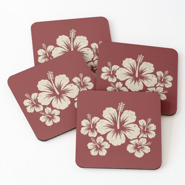 Item preview, Tropical summer Hibiscus Flower Drawing designed and sold by DemureArtsy.