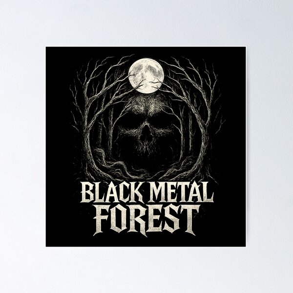 Item preview, Black Metal Forest designed and sold by Krossgor.