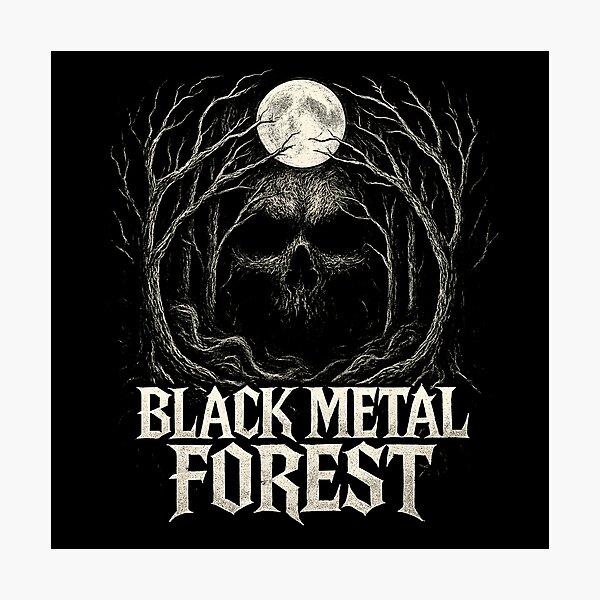 Item preview, Black Metal Forest designed and sold by Krossgor.