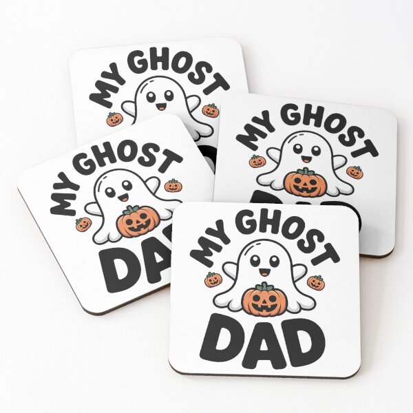 Item preview, Spooky Dad Ghost – Cute Halloween Family Design designed and sold by Taans-Creation.