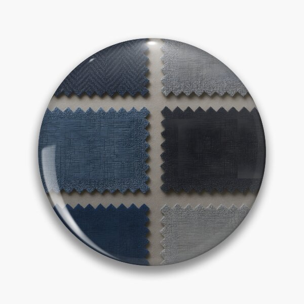 Item preview, Denim Fabric Swatches Grid Pattern designed and sold by SassyArtistry.