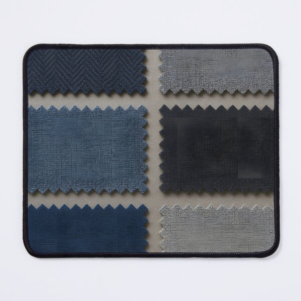 Item preview, Denim Fabric Swatches Grid Pattern designed and sold by SassyArtistry.