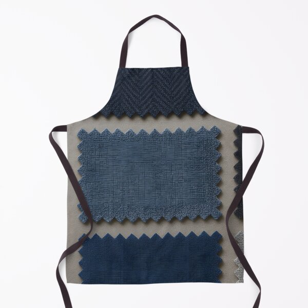 Item preview, Denim Fabric Swatches Grid Pattern designed and sold by SassyArtistry.