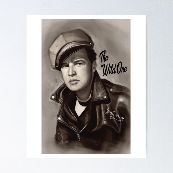 Item preview, Marlon Brando – The Wild One T-Shirt for Motorcycle & Rebel Culture Lovers designed and sold by DreamFlux.
