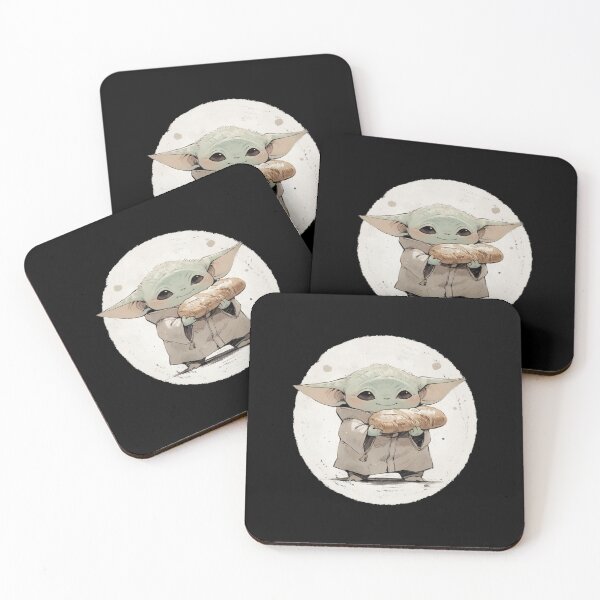 Artikelvorschau, BABY YODA MIT BROT entworfen und verkauft von LIS AND MELIVERSO.