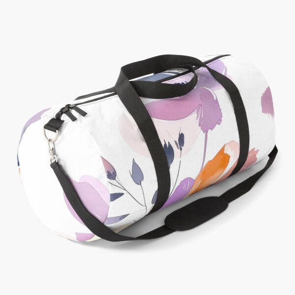 Item preview, Elegant watercolor flowers in soft creamy purple-orange tones designed and sold by LiskoDesign.